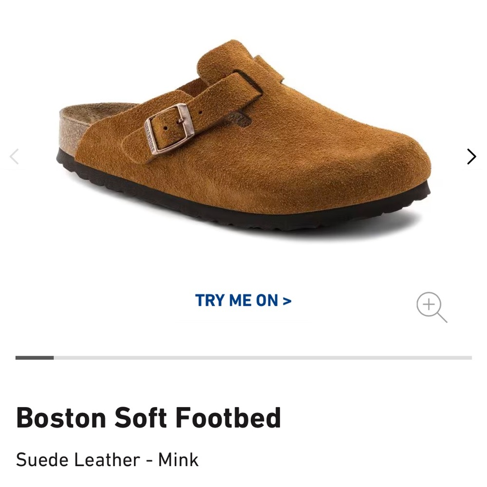 Birkenstock Boston Soft Footbed Suede Clogs - Mink